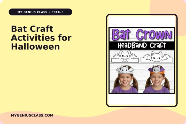 Bat Craft Activities for Halloween – My Genius Class