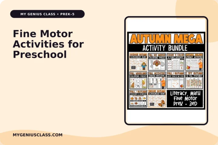 Fine Motor Activities for Preschool – My Genius Class