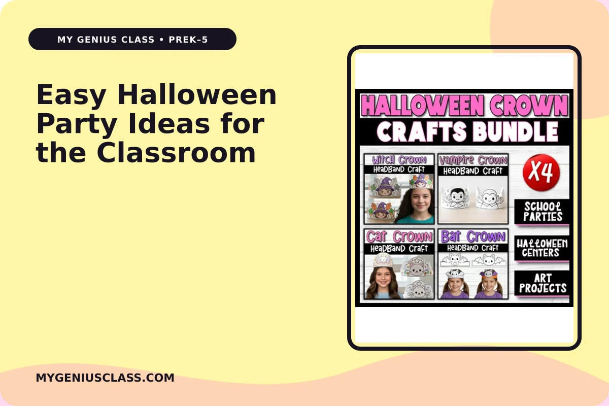 Easy Halloween Party Ideas for the Classroom – My Genius Class