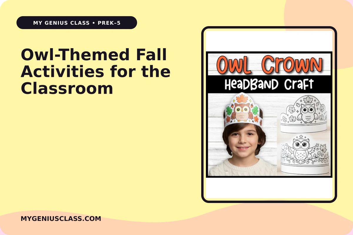 Owl-Themed Fall Activities for the Classroom – My Genius Class